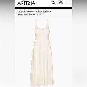 Aritzia Market Midi Dress - Light Birch, Medium